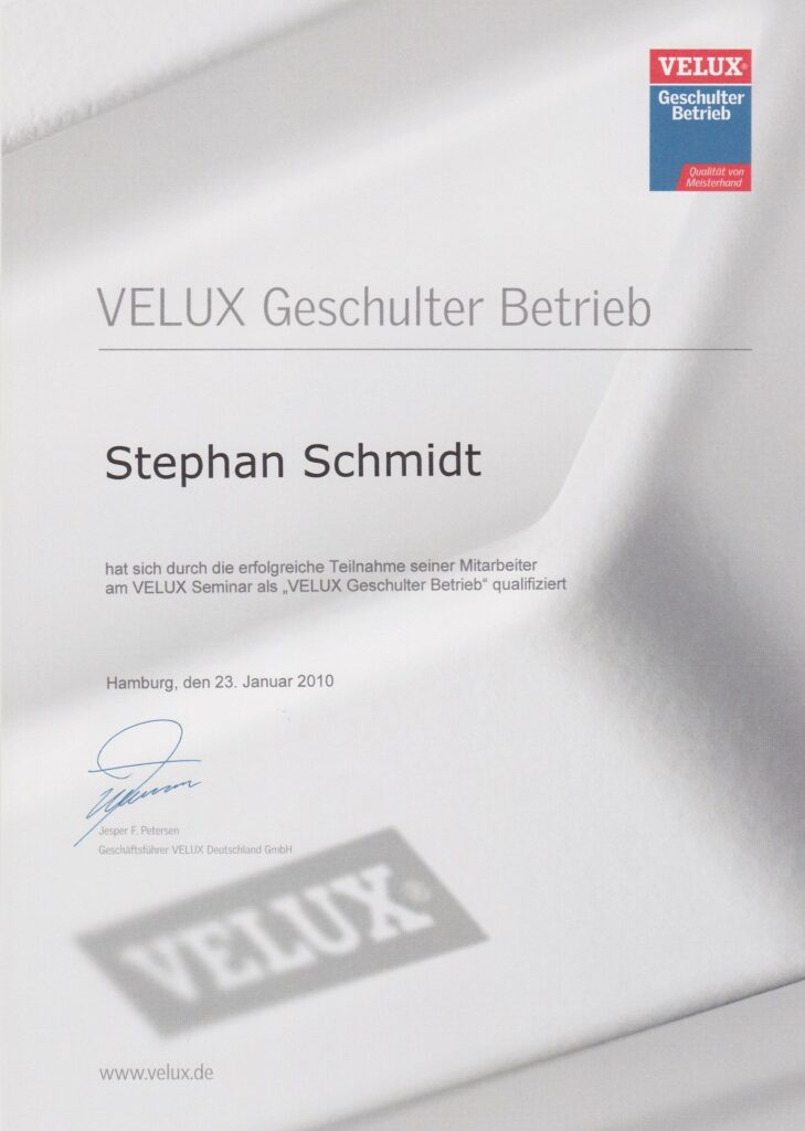 Zertifikat_Velux